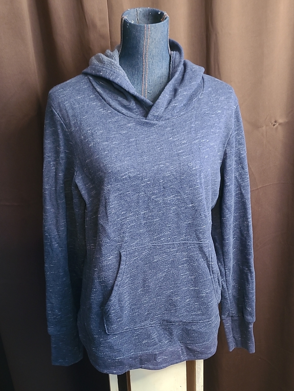 Tek Gear Heathered Navy Hoodie Pullover